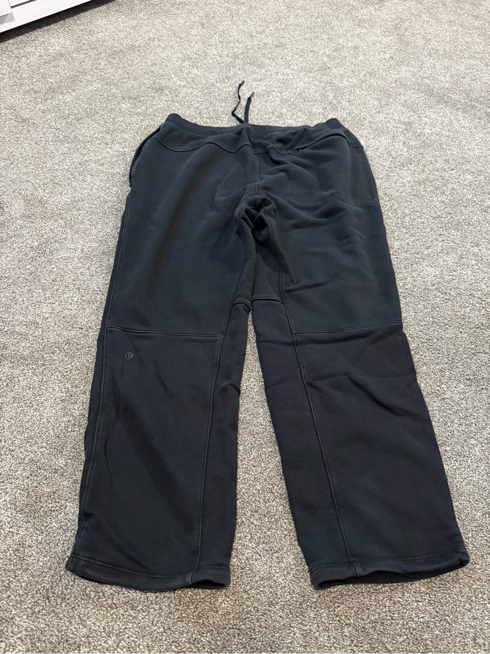Lululemon Black Drawstring Sweatpants Sz L - Picture 3 of 5